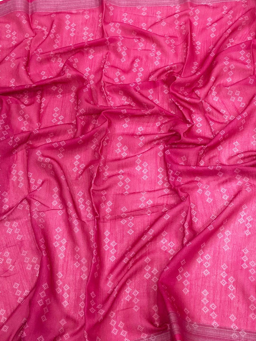 Green Linen Floral Kalamkari Print Saree
