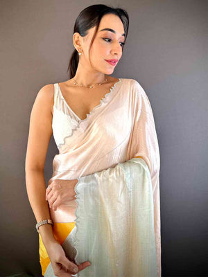 Radiance Chiffon Stone Work Saree