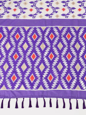  Dhakai Jamdani Cotton Silk Saree