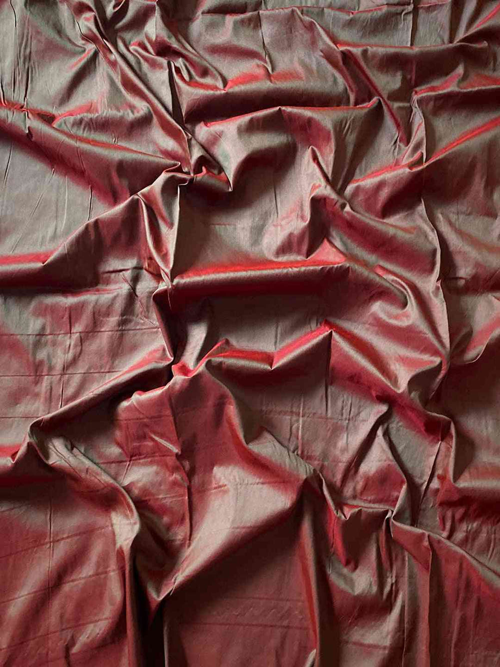 Royal Red Paithani Big Border Zari Woven Saree