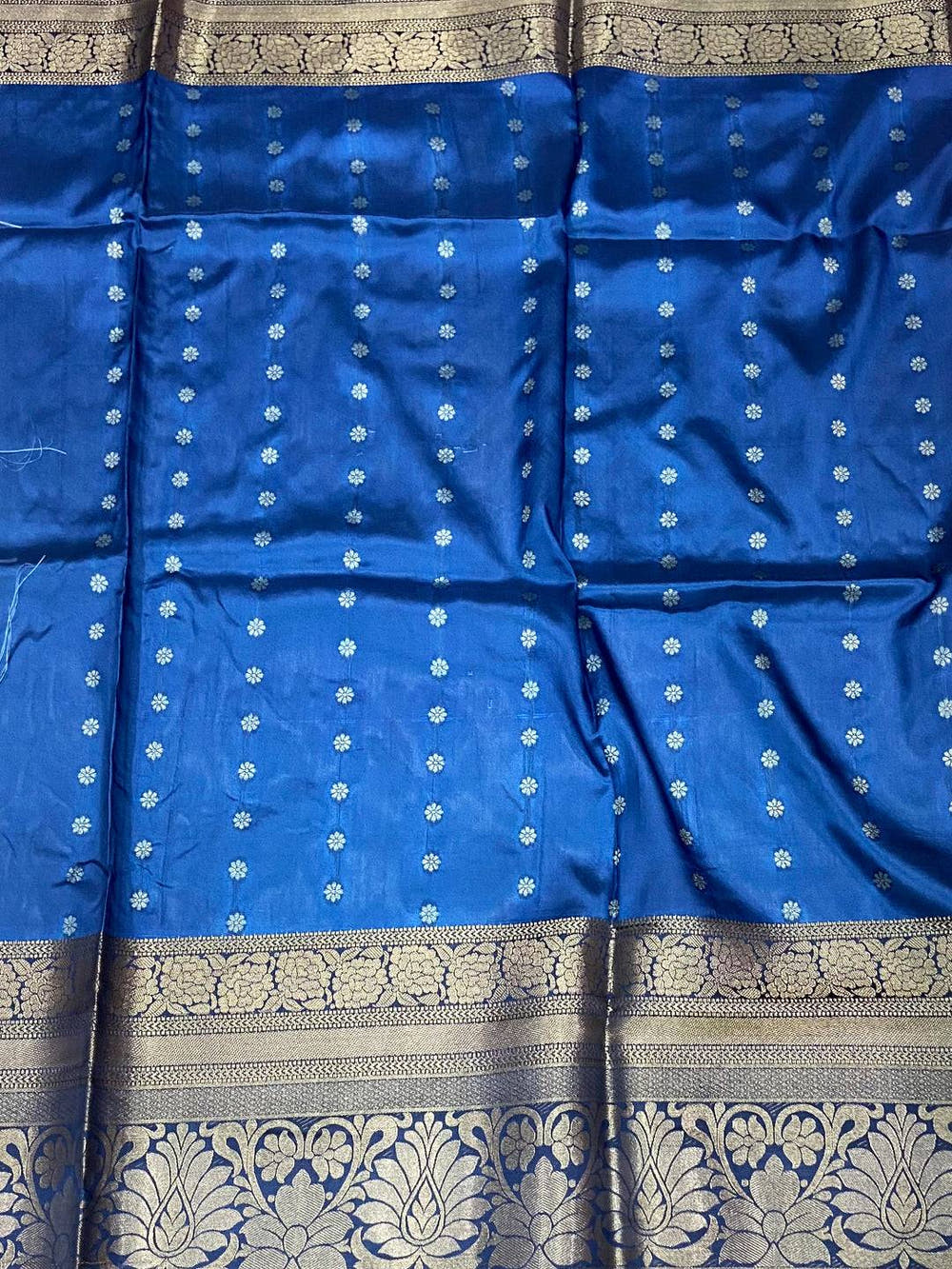 Regal Banarasi Floral Print Saree