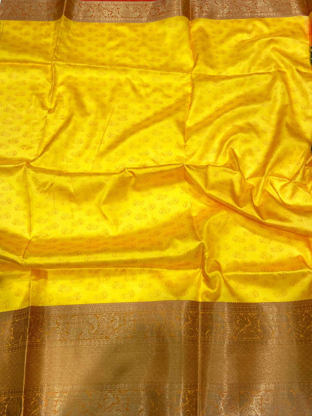 Kerala Mural Figure Kalamkari Saree