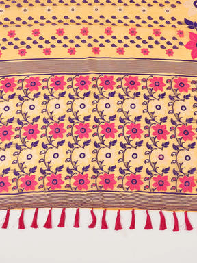 Dhakai Jamdani Light Weight Cotton Silk Saree