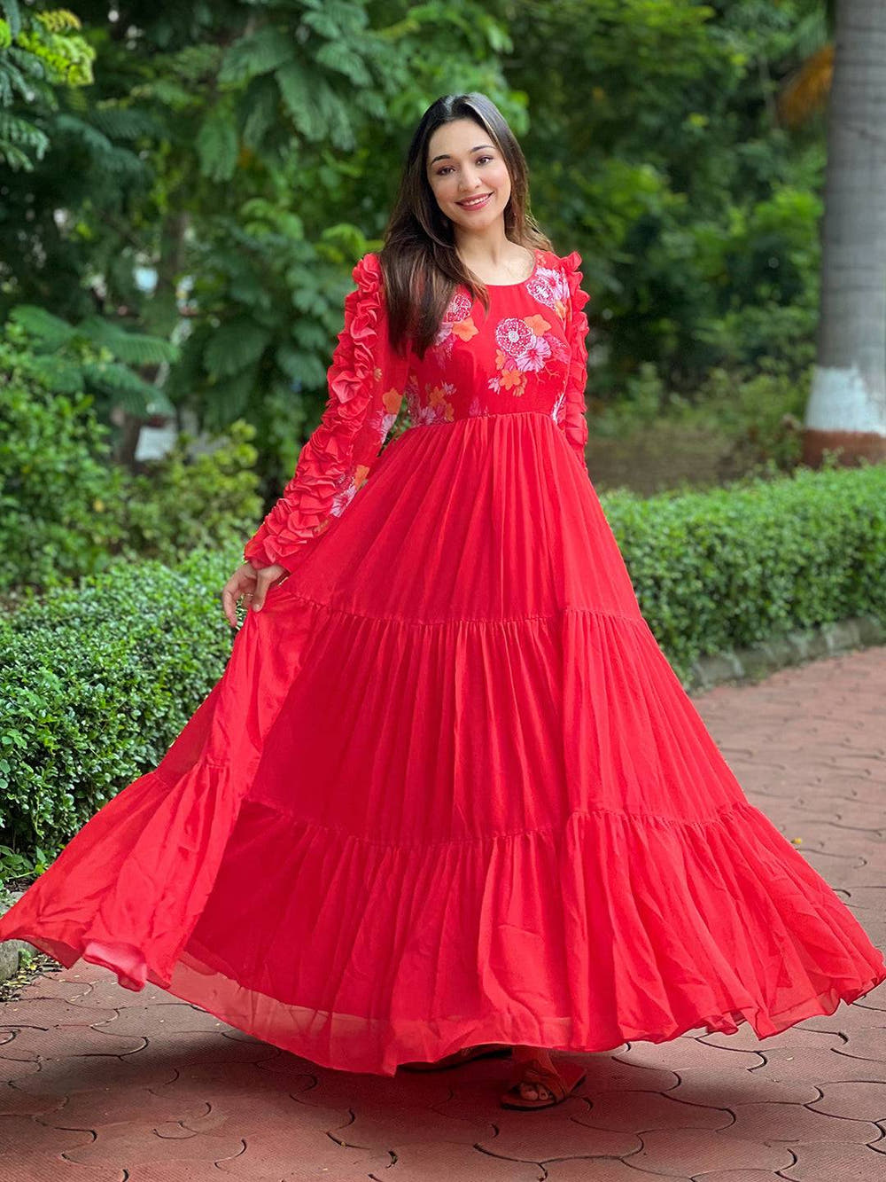 Radiant Ruby Dress