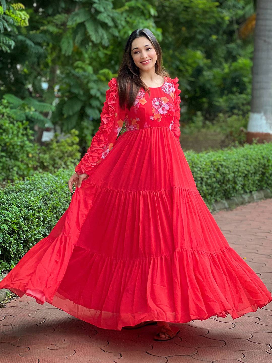 Radiant Ruby Dress