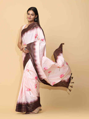  Soft Silk Pichwai Kalamkari Saree for Party Wear