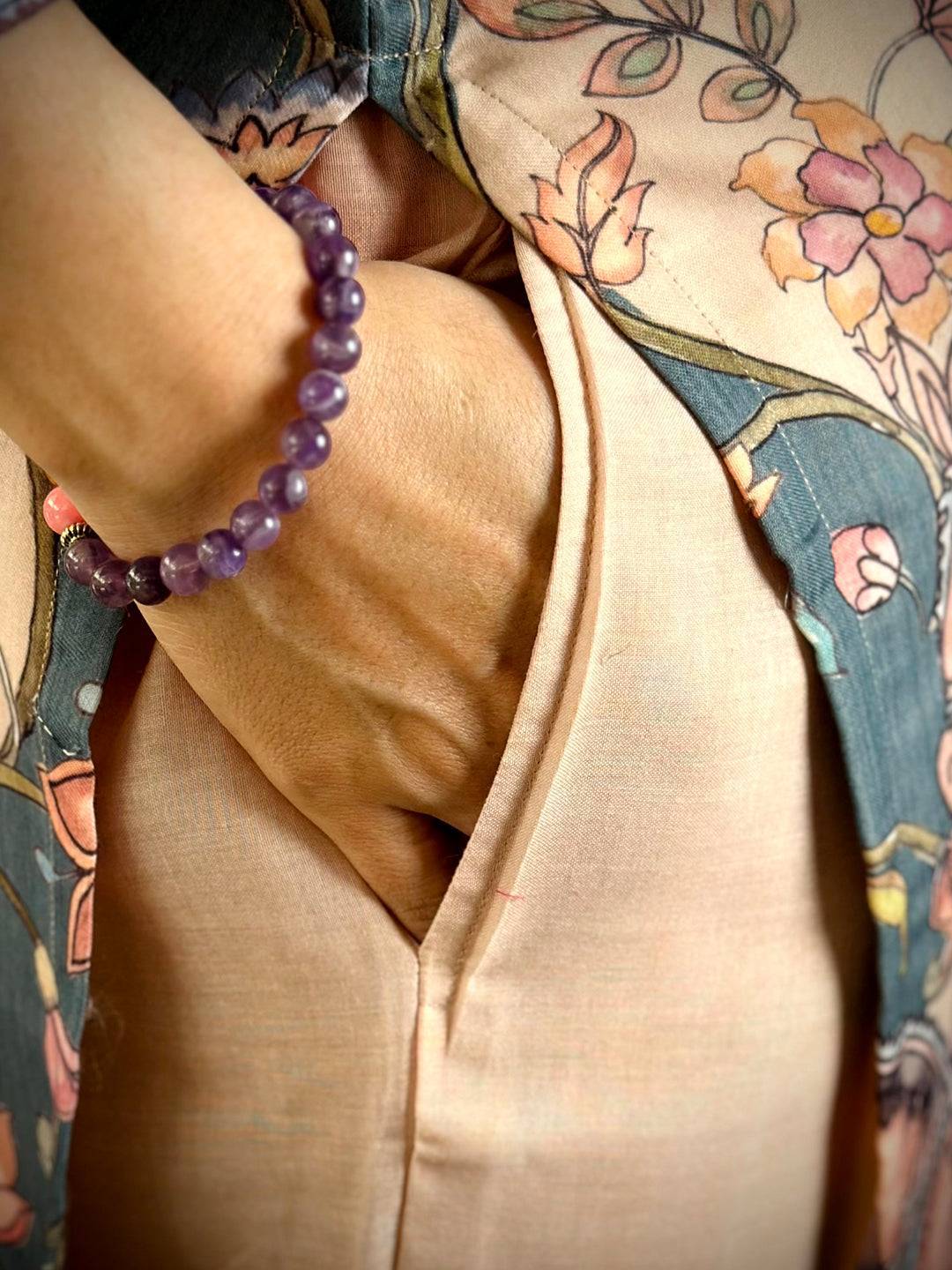 Ethnic Kalamkari Print Straight Cut Kurti