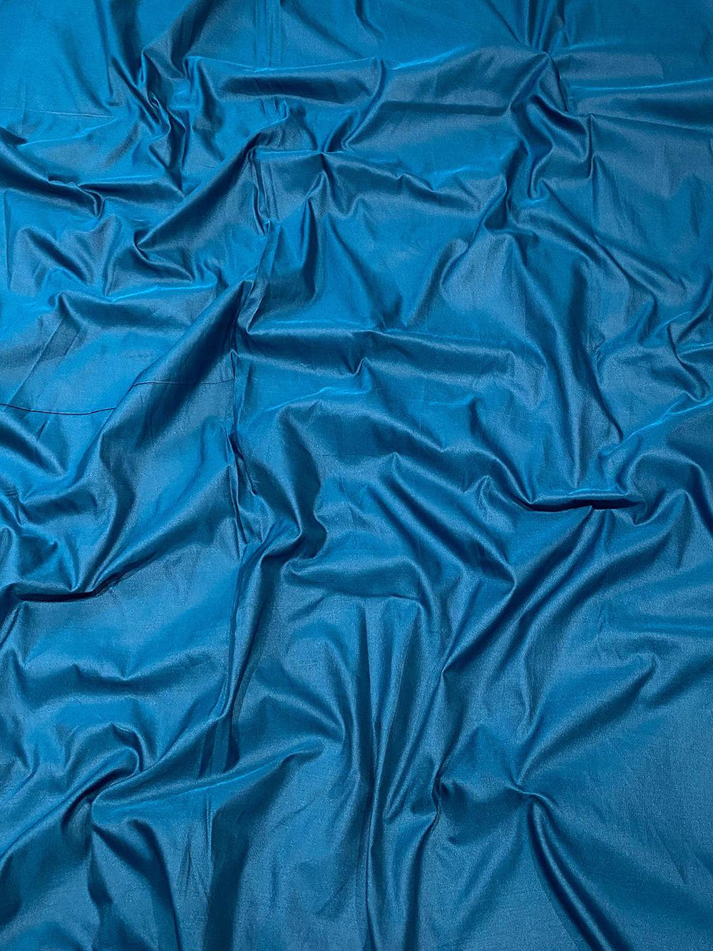 Rama Soft Silk Saree With Postar Weaving Zari Pallu