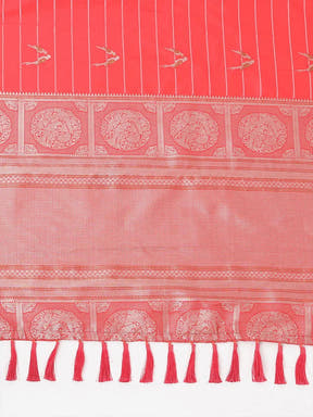  Pure Banarasi Katan Silk Kanchi Zari Weaving Saree