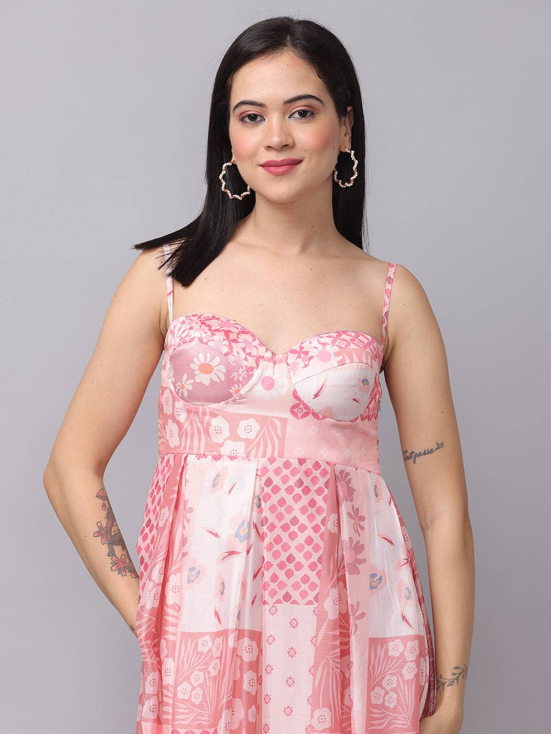 Blush Meadow Corset Dress