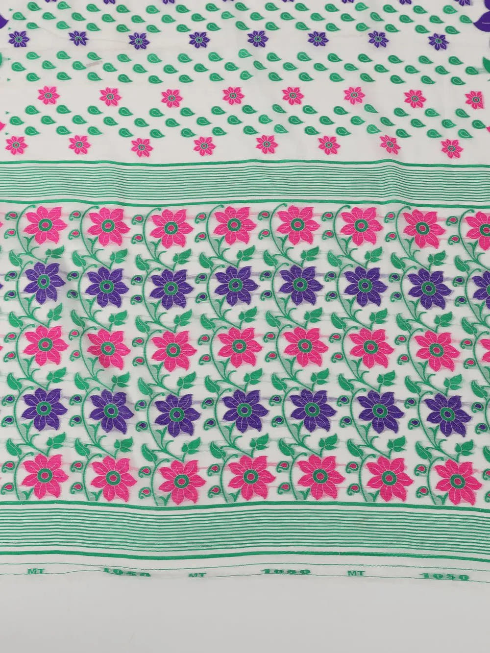 Dhakai Jamdani Light Weight Cotton Silk Saree