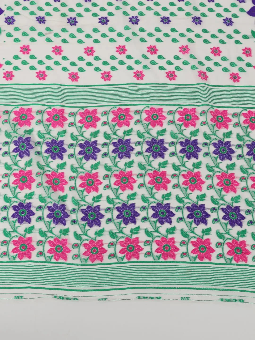 Dhakai Jamdani Light Weight Cotton Silk Saree