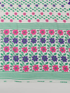 Dhakai Jamdani Light Weight Cotton Silk Saree