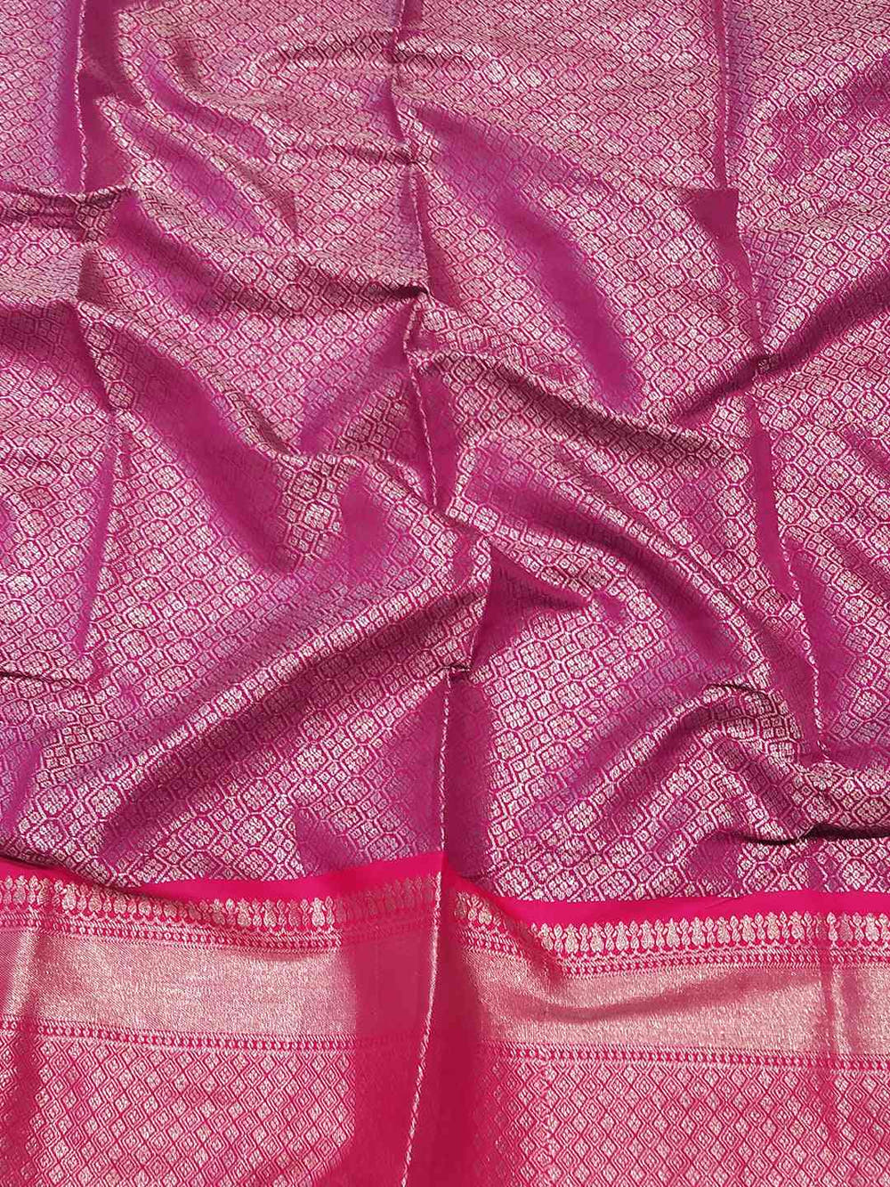 Blue Banarasi Katan Silk Butti Saree