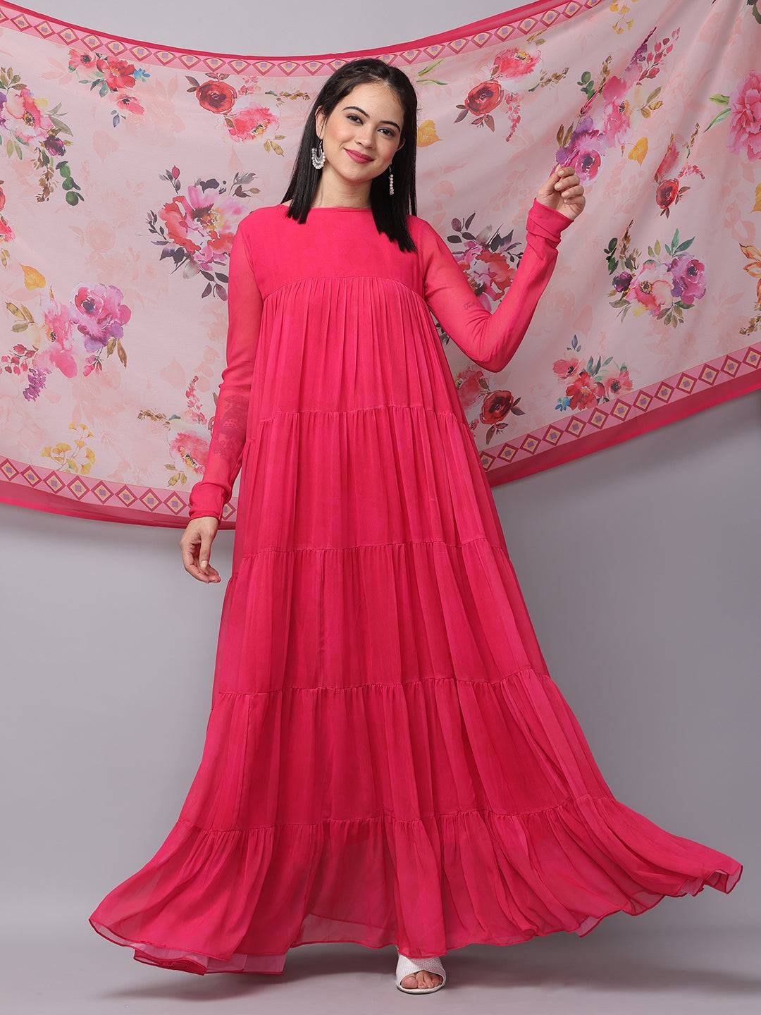 Majestic Rani Colored Long Dress