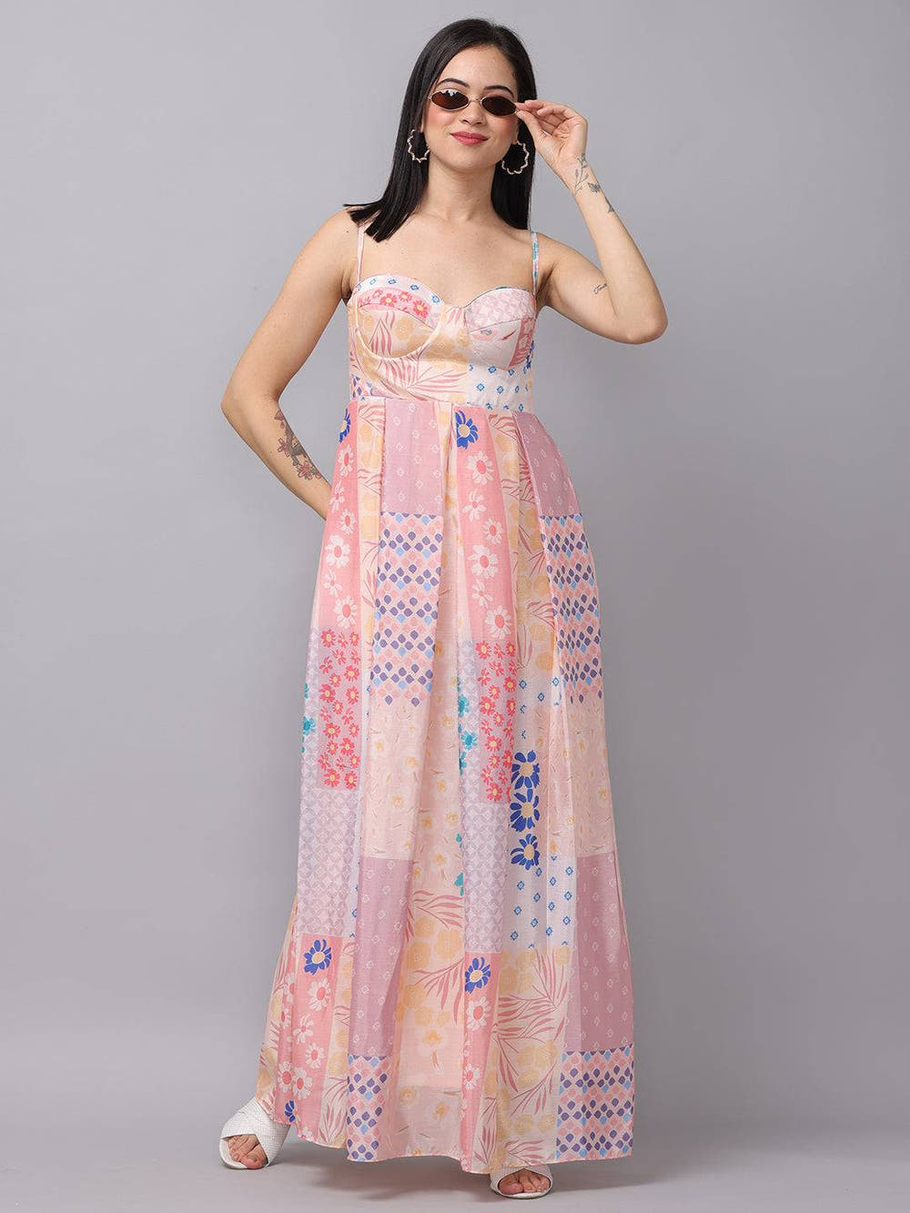 Serene Sunrise Corset Dress