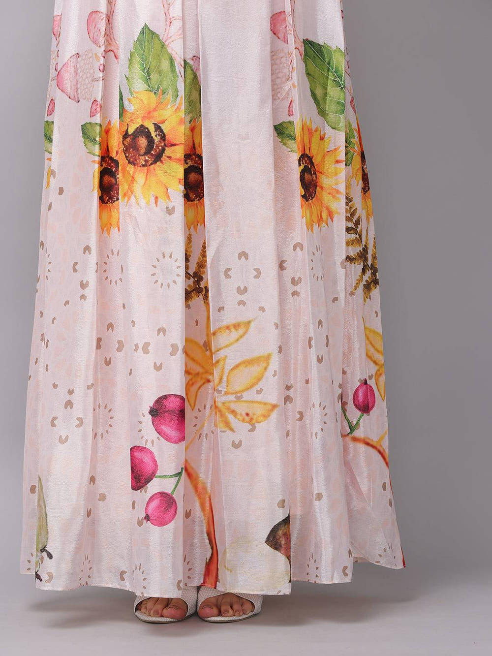 White Frosty Fantasy Chiffon Dress