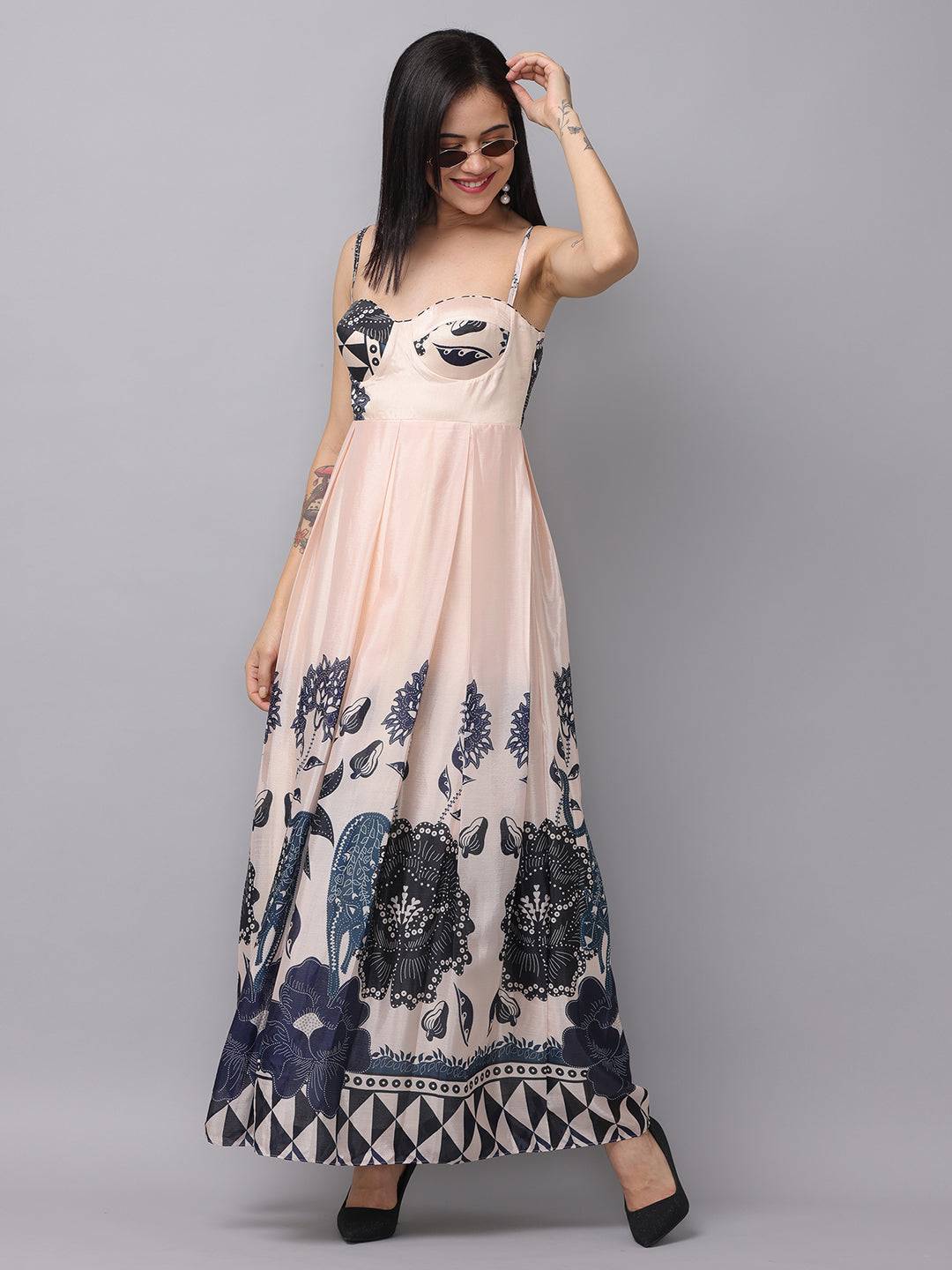 Ivory Cream Sweetheart Neck Dress