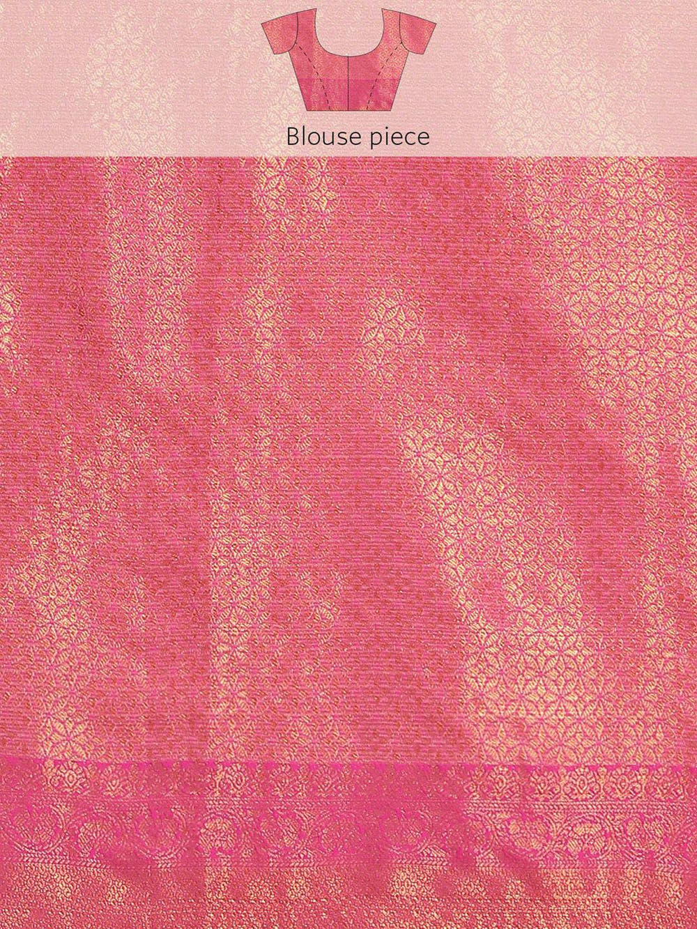 Radiance Kota Kora Gold Zari Saree