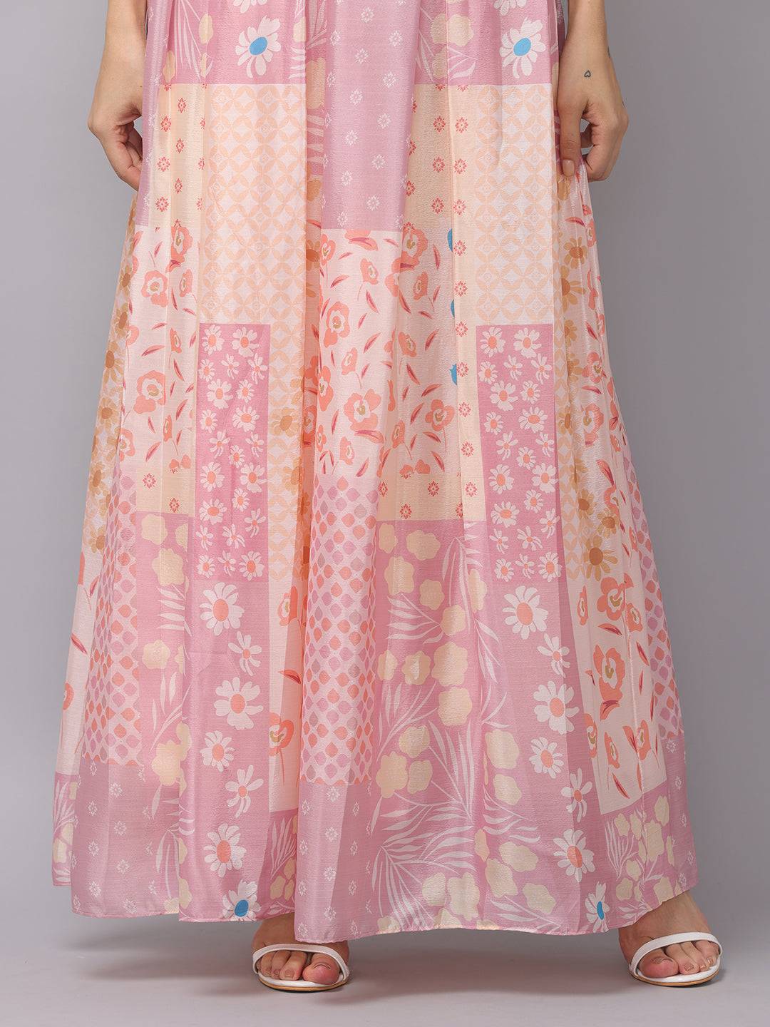 Lavender Sweetheart Neck Dress