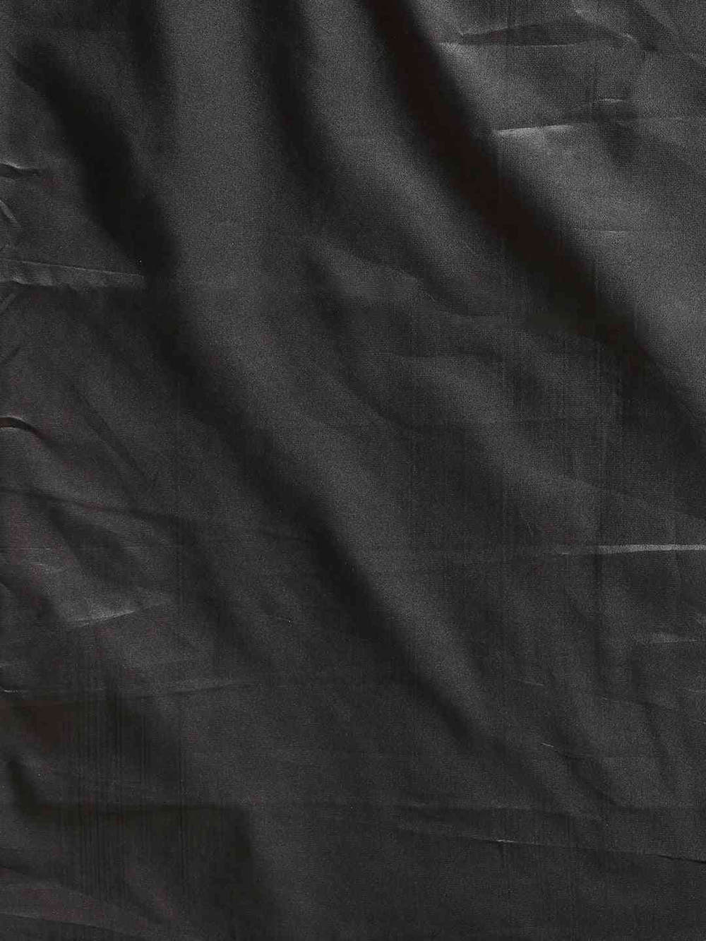 Banarasi Black Colour Geometric Design Silk Cotton Saree