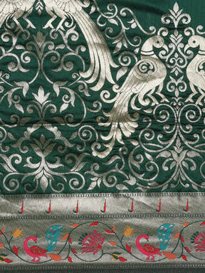 Exquisite Yevla Paithani Minakari Work Silk Saree