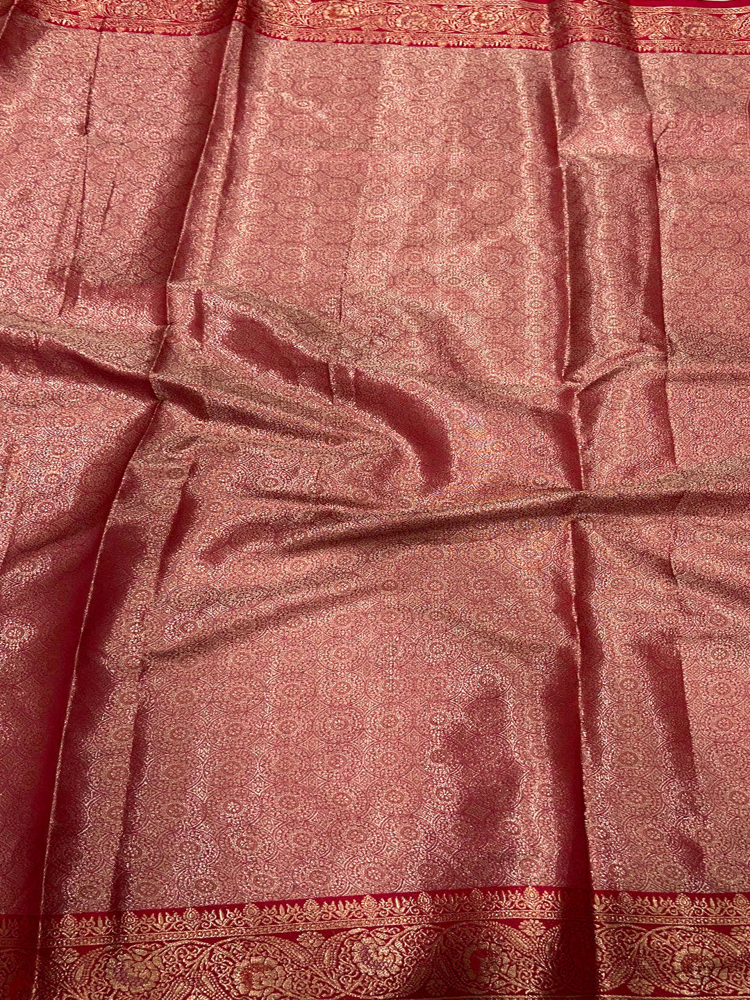 Regal Wine Kora Tissue Saree