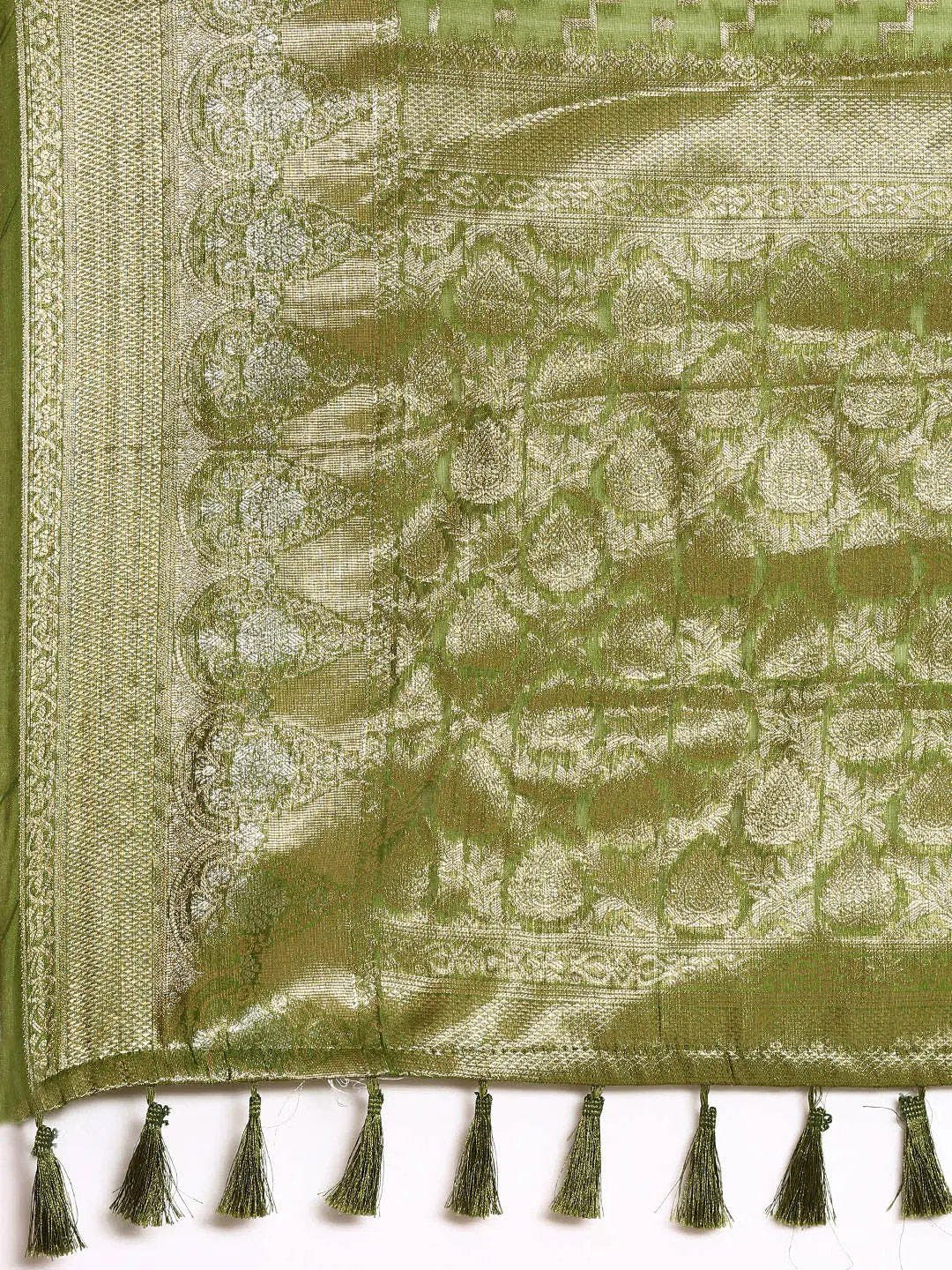 Banarasi Katan Tissue Silk Lehriya Desine Festive Wear Saree