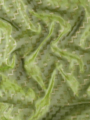Banarasi Katan Tissue Silk Lehriya Desine Festive Wear Saree