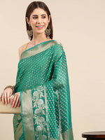  Banarasi Katan Silk Butti Design Saree Vastranand 