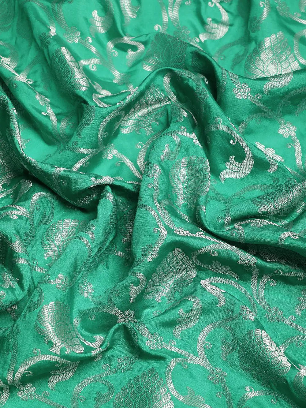 Banarasi Katan Silk Flower Design Saree
