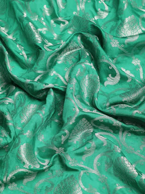 Banarasi Katan Silk Flower Design Saree