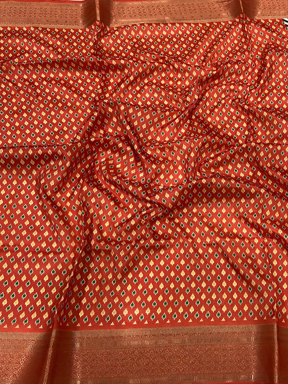 Carbon Black Ikkat Banarasi Silk Saree