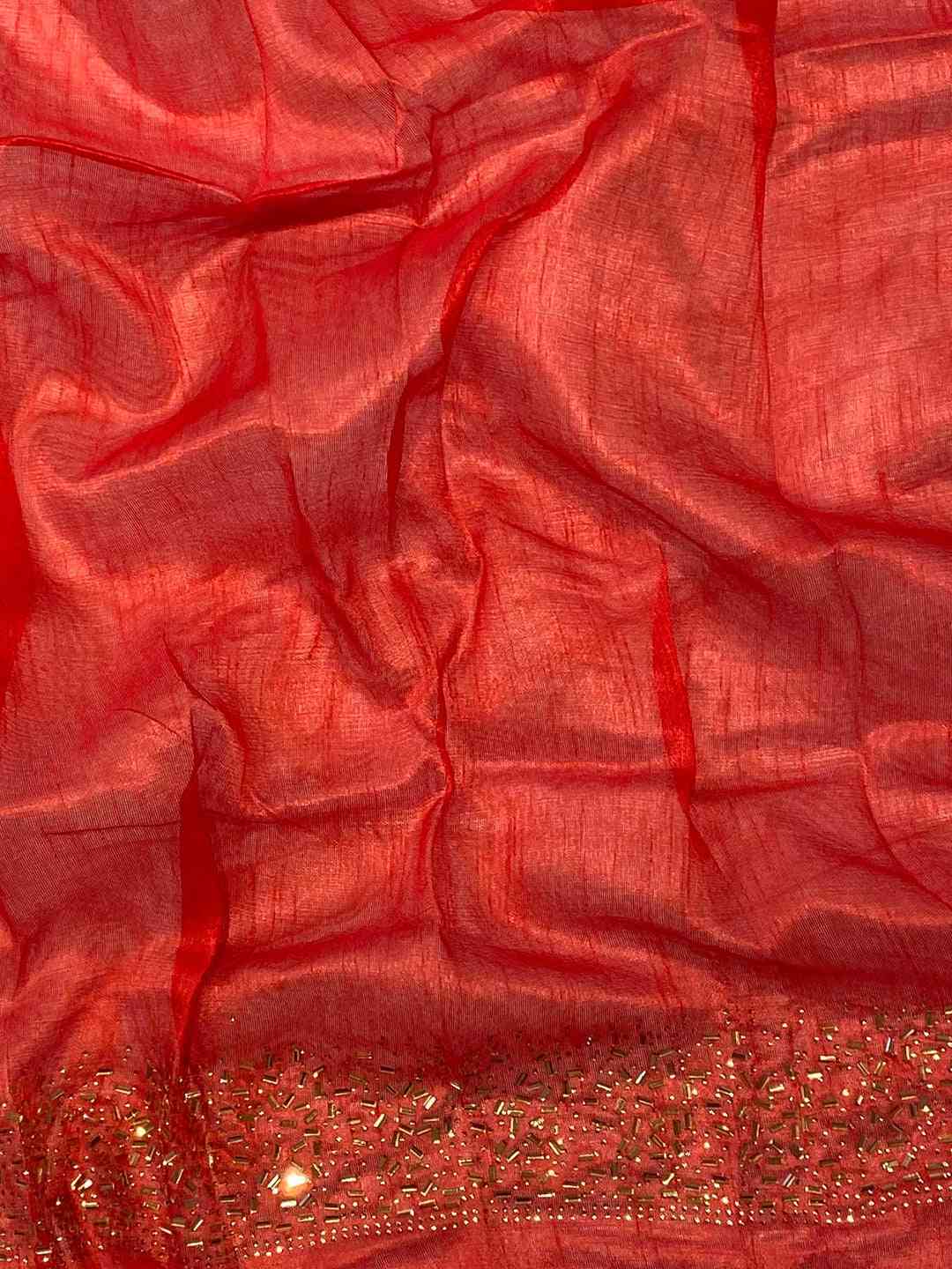 Navy Colour Vichitra Silk Saree