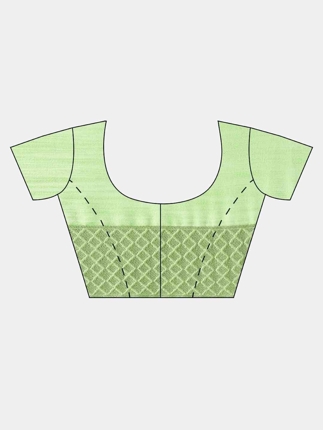 Bollywood Lime Colour Woven Design Cotton Saree