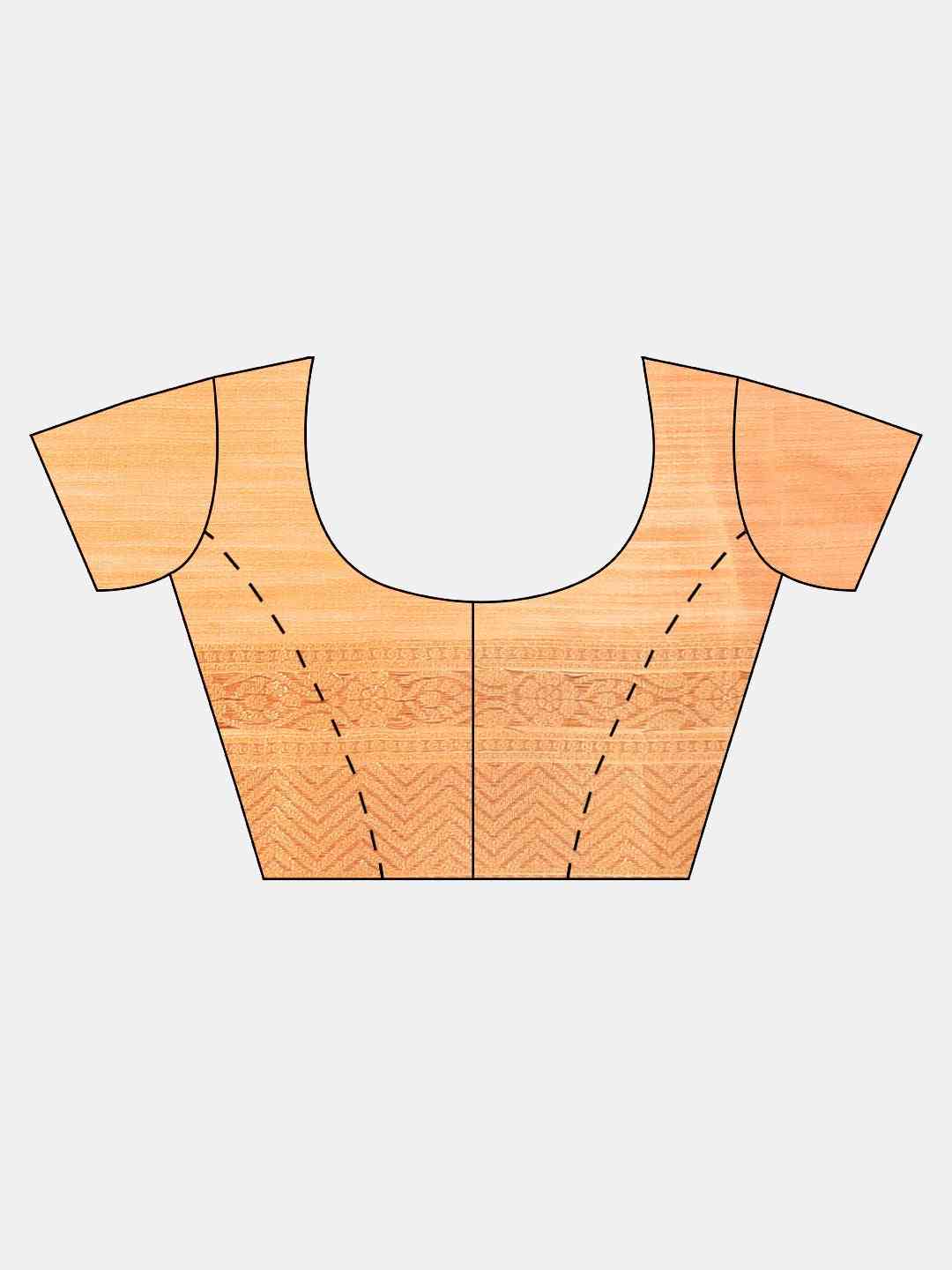 Bollywood Orange Colour Woven Design Cotton Saree