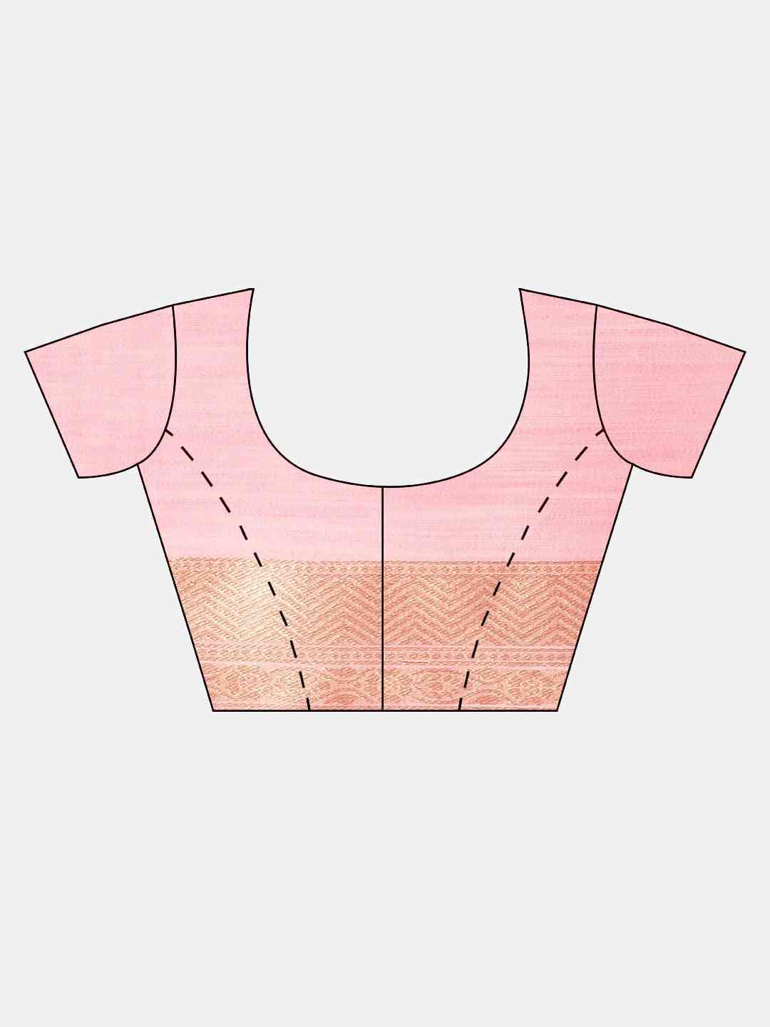 Bollywood  Light Pink Colour Woven Design Cotton Saree