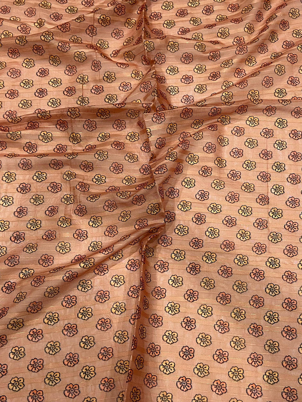 Blush Pink Kalamkari Saree