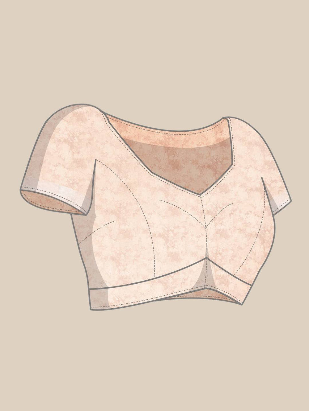 Dusty Pink Soft Organza Saree with Satin Border and Flower Digital Print