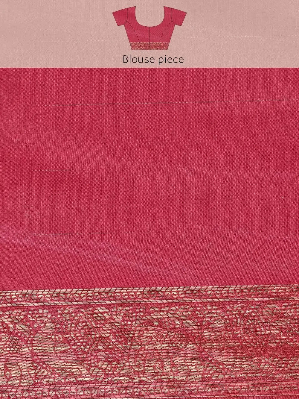 Pink Colour Kalamkari Print Kanjivaram Zari Silk Saree