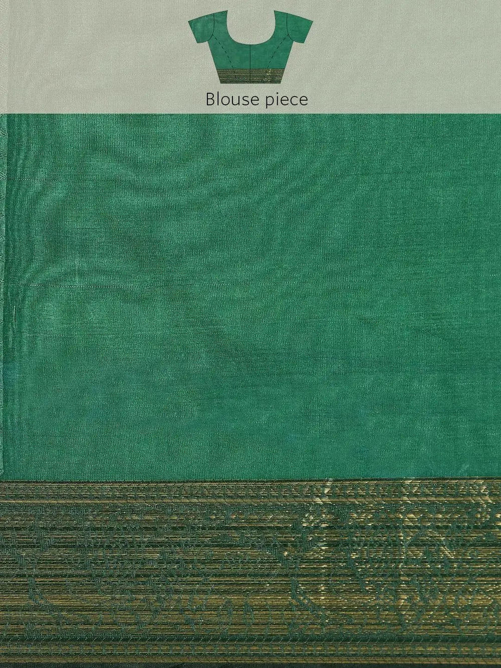 Green Colour Kalamkari Print Kanjivaram Zari Silk Saree