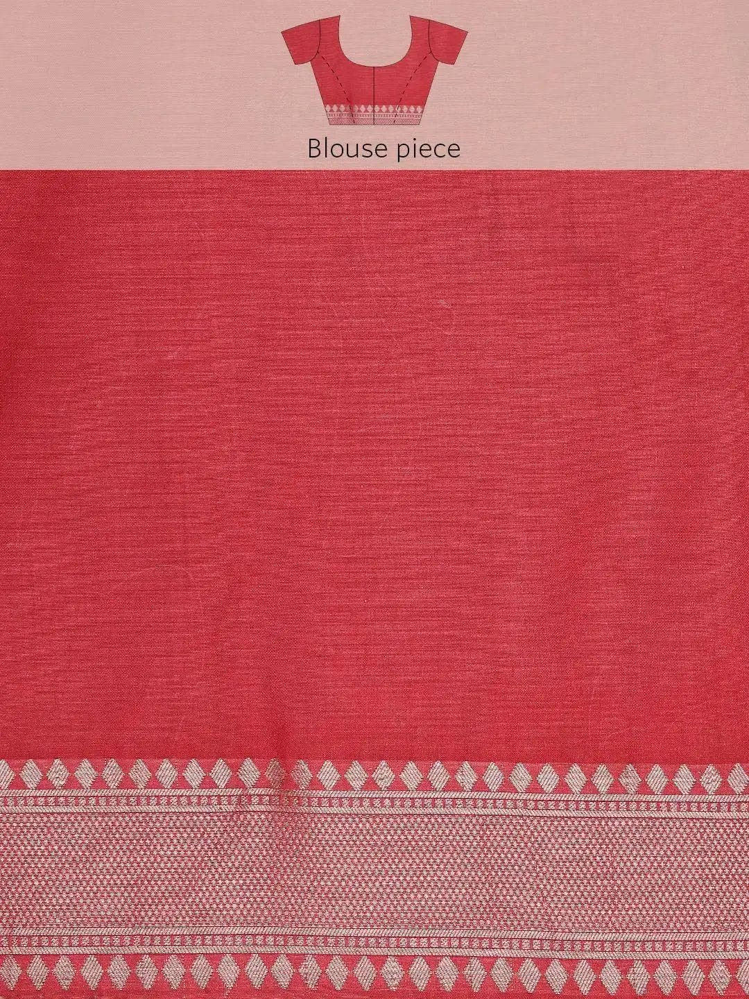 Pink Colour Kalamkari Print Kanjivaram Zari Silk Saree