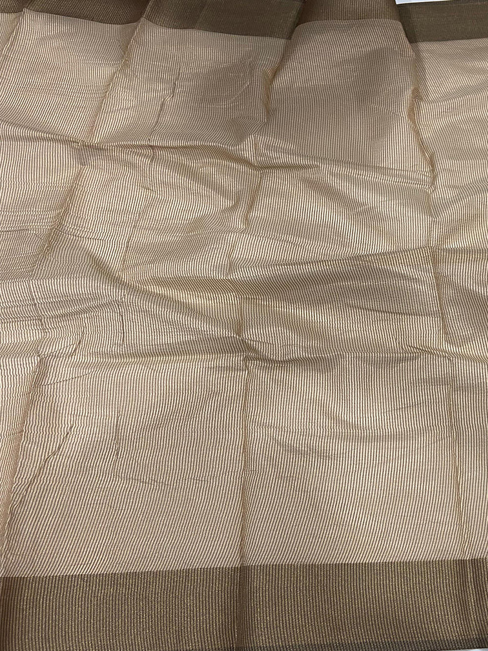 Gold Banarasi Tissue Silk Butti Design Saree