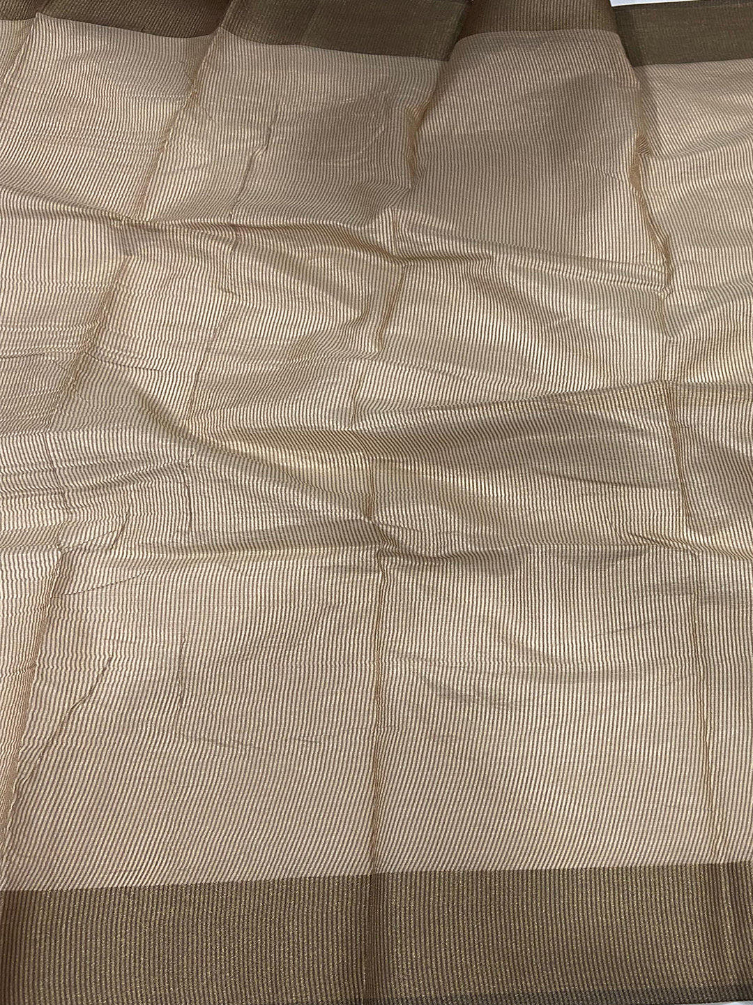 Gold Banarasi Tissue Silk Butti Design Saree