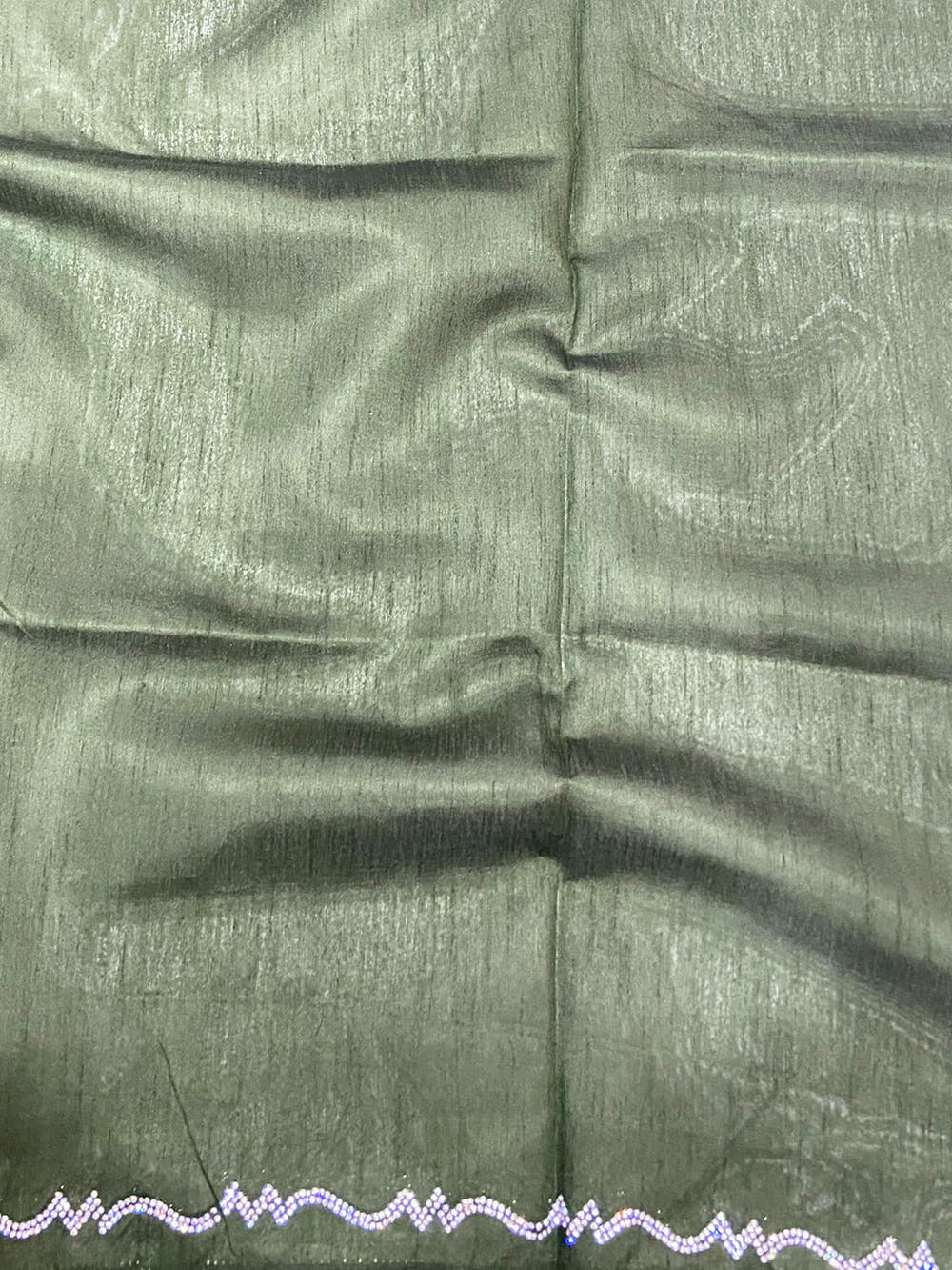 Jade Mist Rangoli Silk Saree
