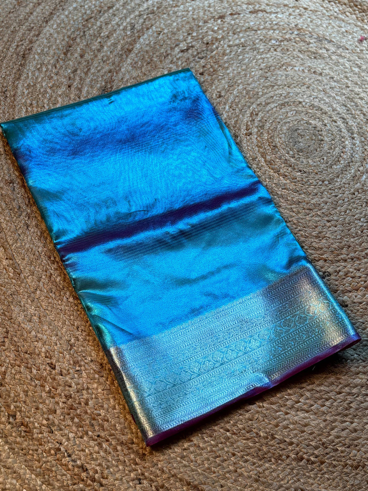 Radiance Dual Tone Tissue Silk Saree