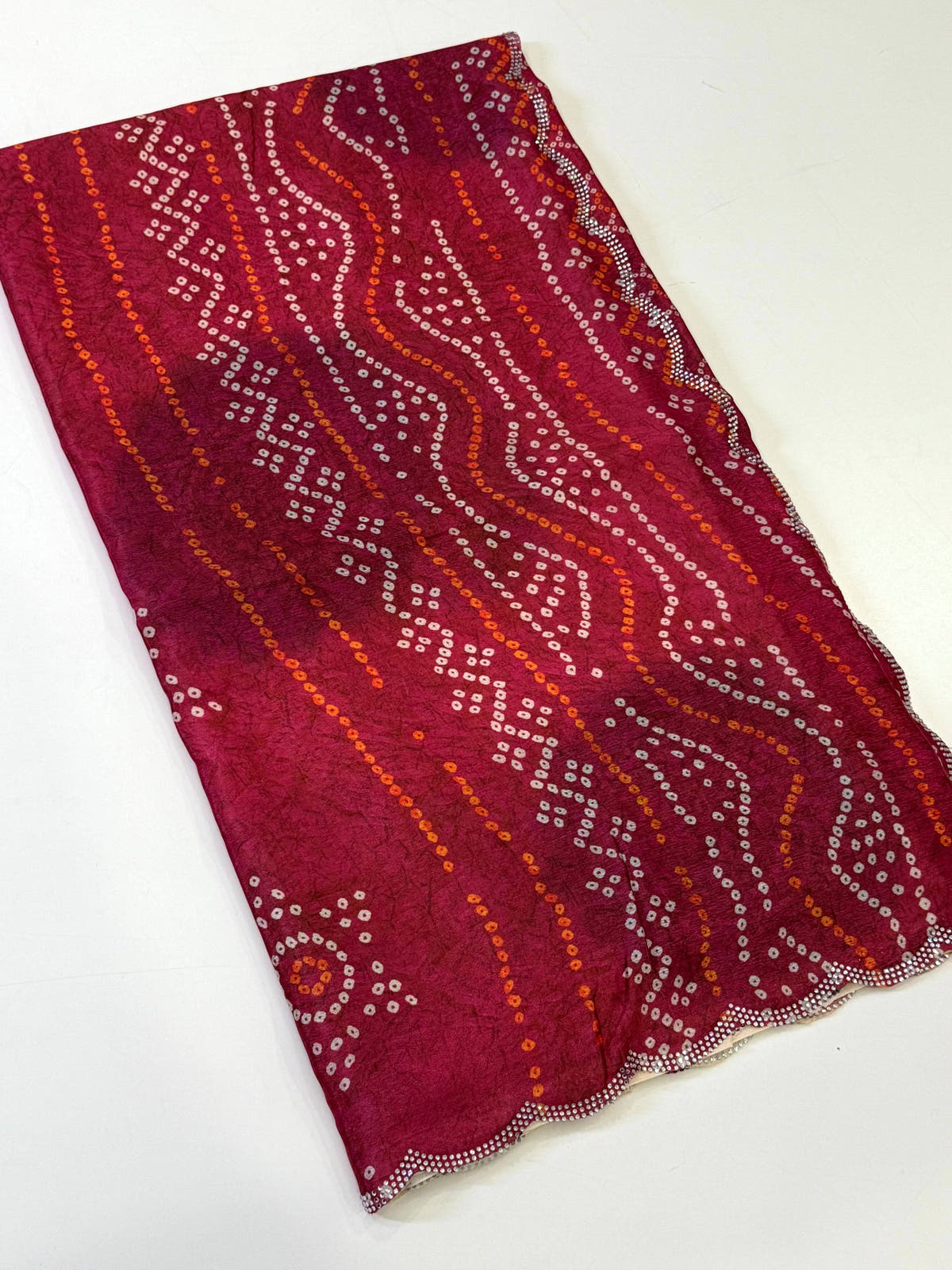 Regal Chiffon Bandhej Print Saree