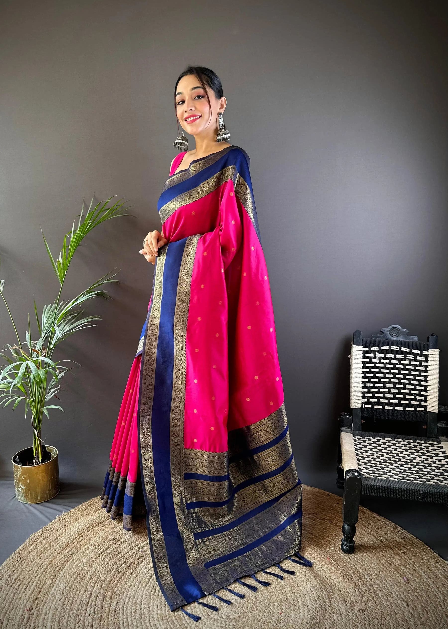 Premium Kanchi Rettepetta Sarees