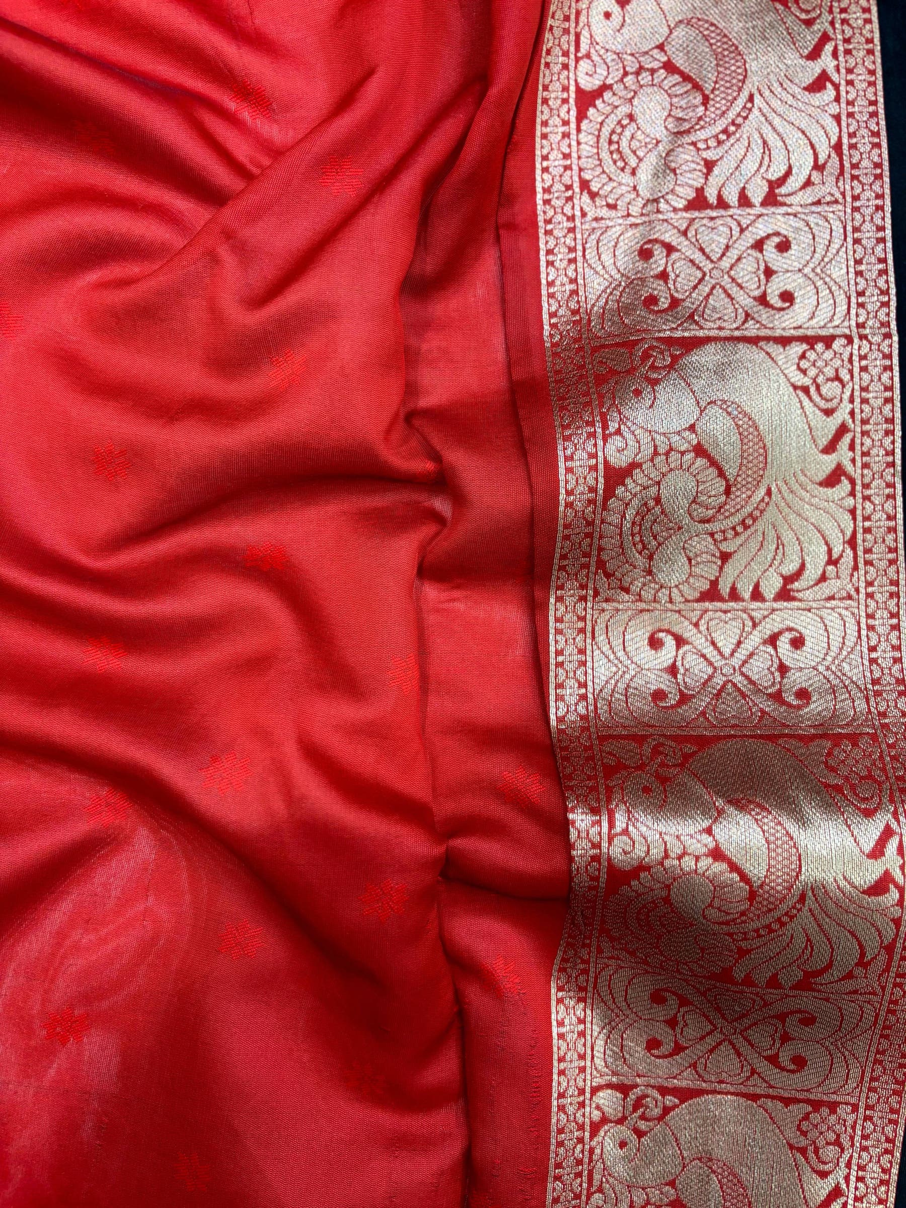Radiant Black Banarasi Silk Saree