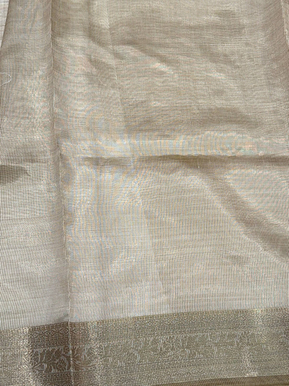 Graceful Beige Soft Tussar Saree